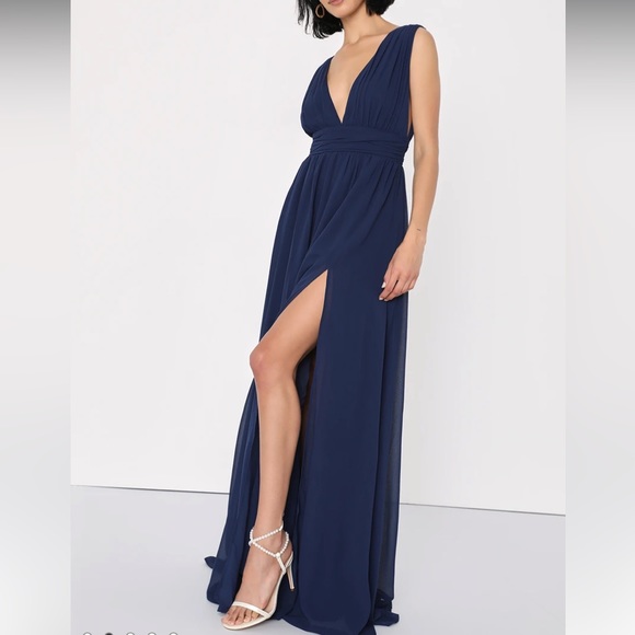 Lulus heavenly hues blue dress - Picture 2 of 4